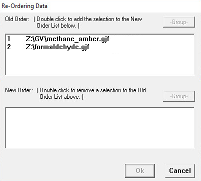 Re-Ordering Data